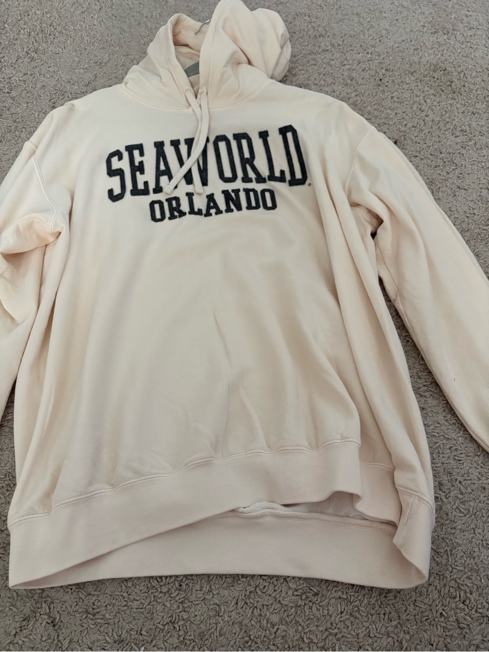 Women’s cream Seaworld hoodie